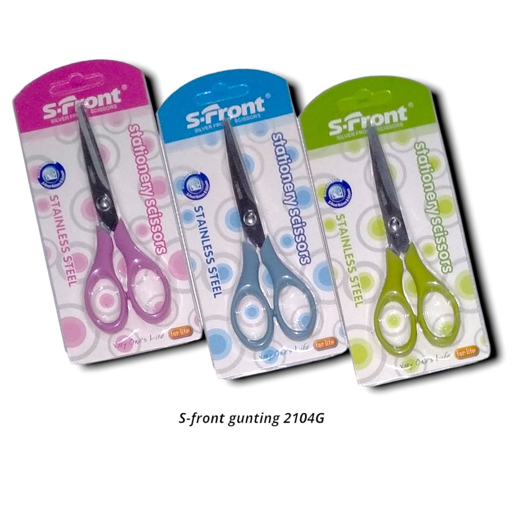 

GUNTING KERTAS SFRONT WARNA LUCU STAINLESS 2104 BAGUS