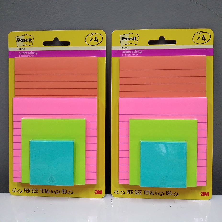 

3M Post It Super Sticky Notes 4622-SSMIA Beragam Ukuran