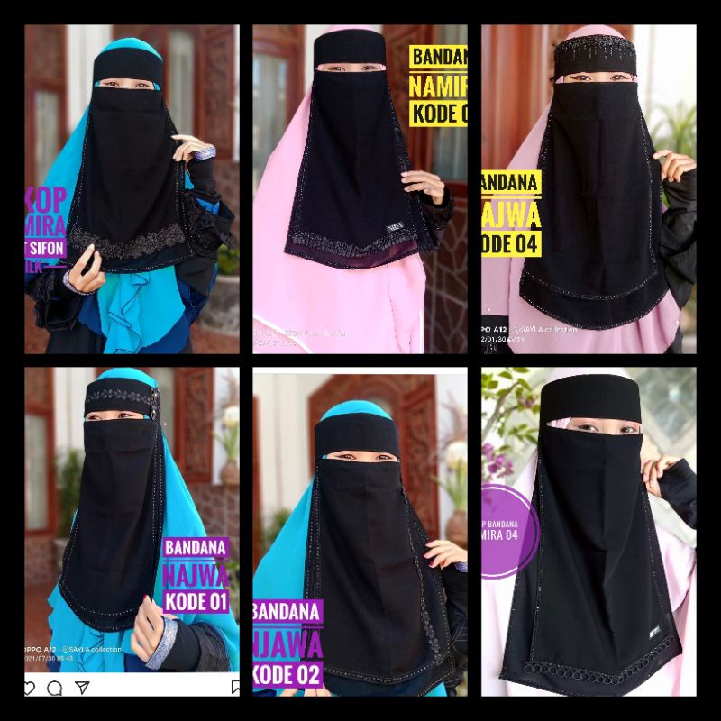 NIKOP.BANDANA.CADAR.HITAM.TEMBORO.murah.dan.cantik