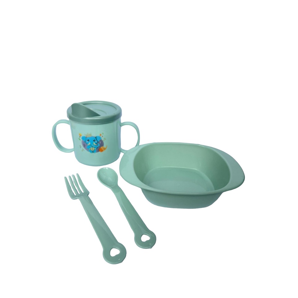 MD - Feeding Set Perlengkapan makan anak Bayi / Mpasi