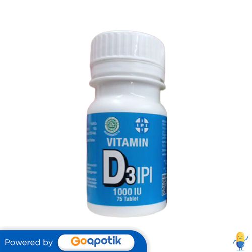 IPI VITAMIN D3 1000 IU BOTOL 75 TABLET