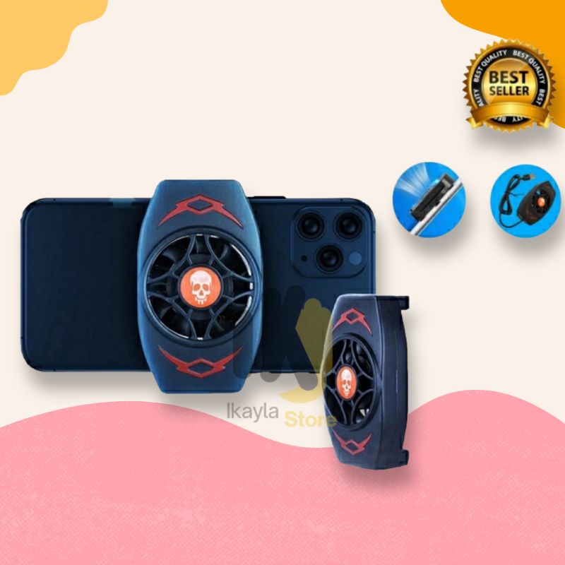 Mobile Phone Radiator Gaming Cooler X13 Fan Kipas Pendingin hp GamingFun Coler Cooling Pad Termurah
