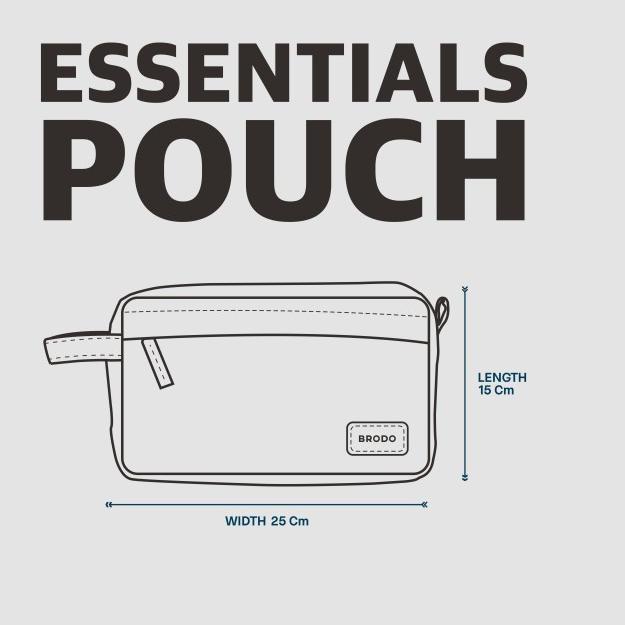 Tas Pria BRODO Essential Pouch Olive