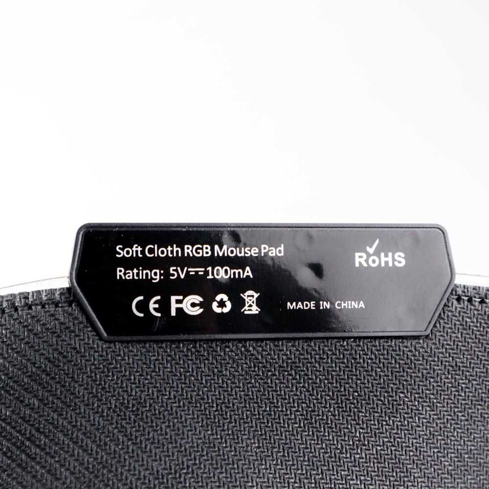 KR Alas Mouse Pad Gaming RGB XL Glowing LED USB High Precision Anti Slip Besar 250 x 300 x 4 mm