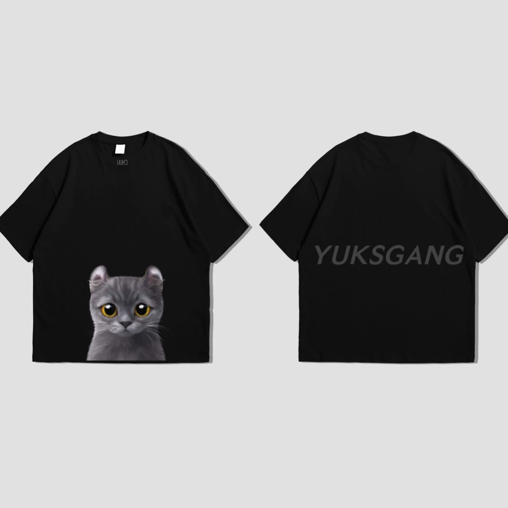 KAOS ORIGINAL CAT YUKS OVERSIZED COTTON COMBED 24s