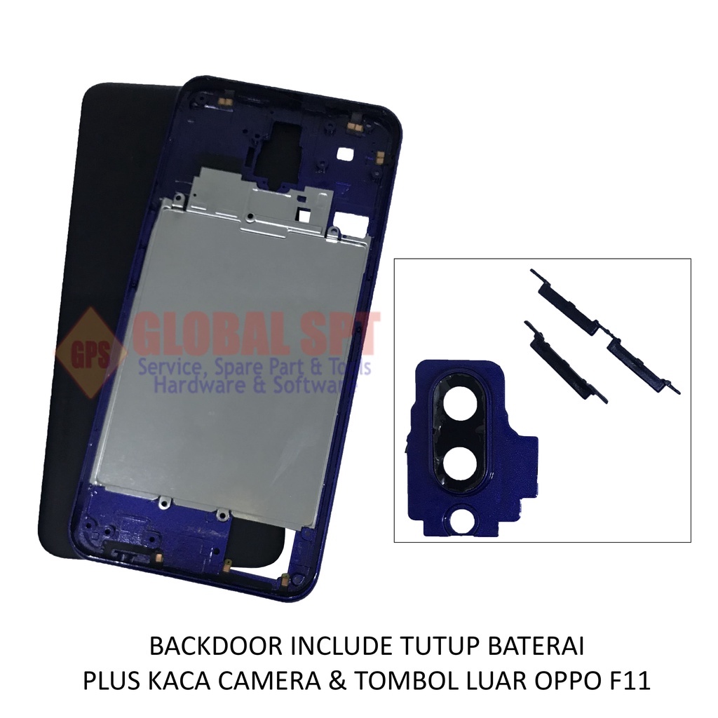 BACKDOOR OPPO F11 INCLUDE TUTUP BATERAI / BACK COVER / TUTUP BELAKANG