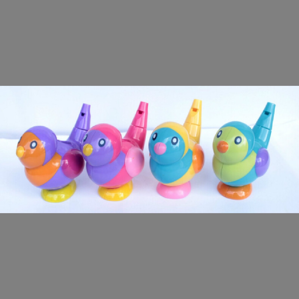 Gentlehappy Fashion 1pc 2-in-1 Whistle Baby Bath Collection Mainan Mandi Burung Peluit Air Hadiah id