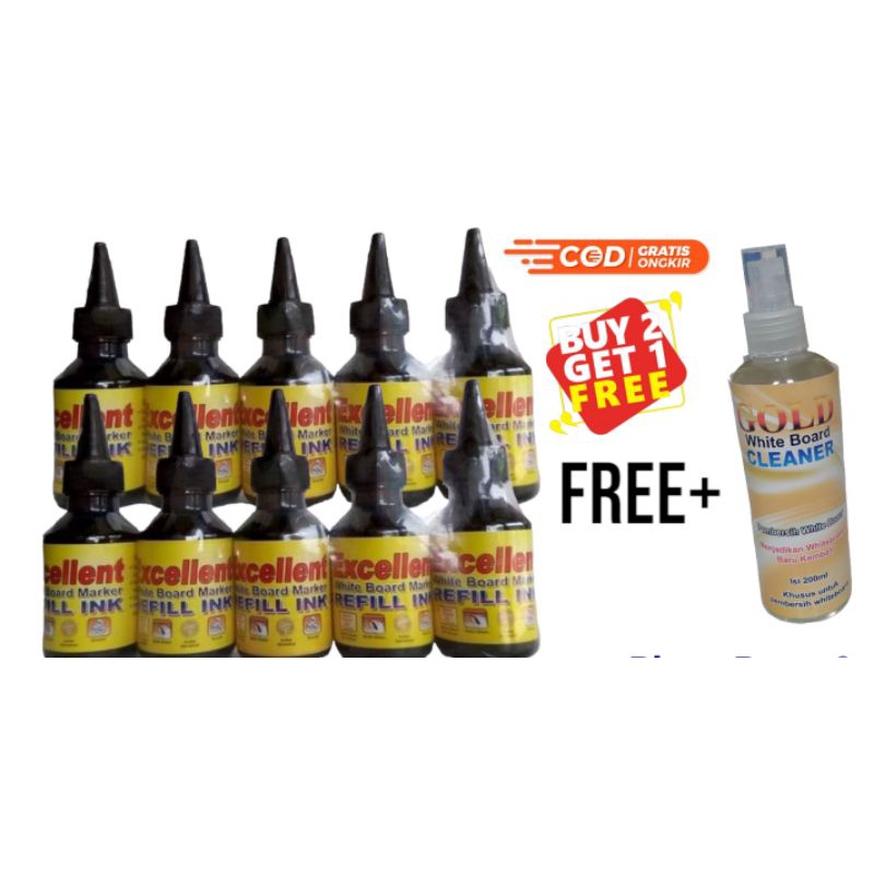 

tinta spidol whiteboard,100ml/1liter,bonus pembersih,disertai nota