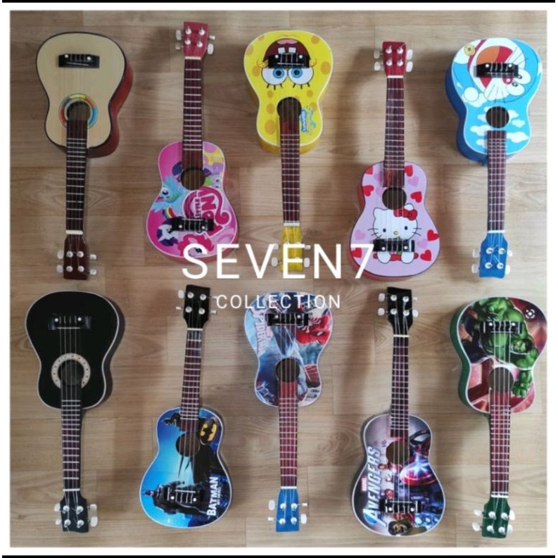 GITARLELE AKUSTIK SENAR 6 * / PAKET GUITALELE GITAR LELE / PAKET GITAR MINI / UKULELE GITAR KECIL SENAR 6 / GITAR JUNIOR SENAR 6 / GARANSI PENGIRIMAN