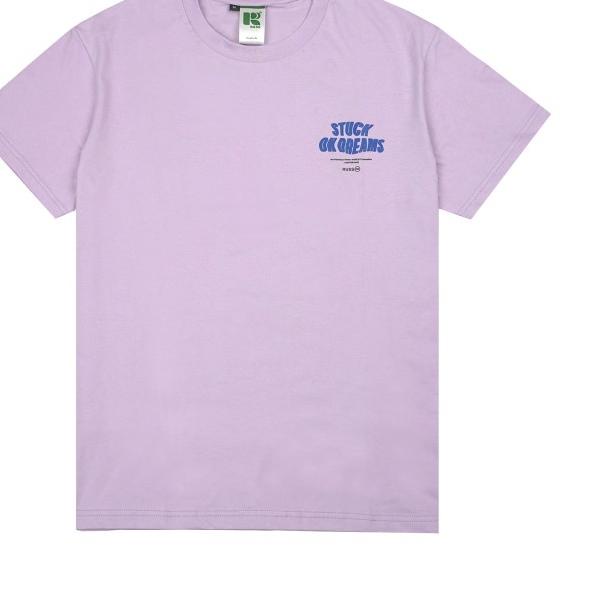 Russ Kaos Pria T-shirt Pria Stuck On Dream Lilac - l