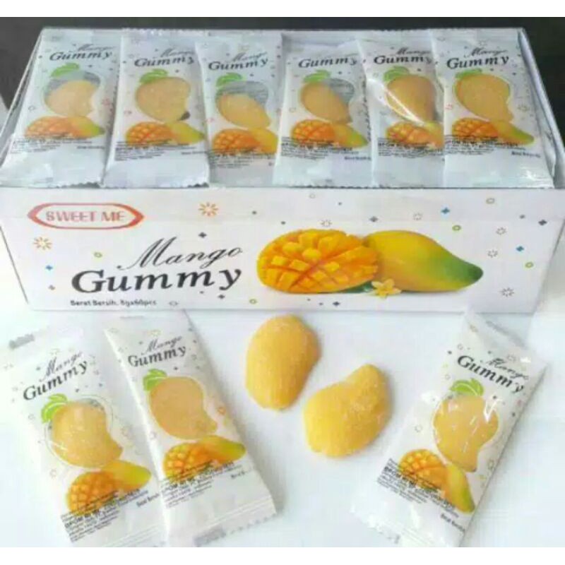 

SWEET ME MANGO GUMMY 1 pak isi 60