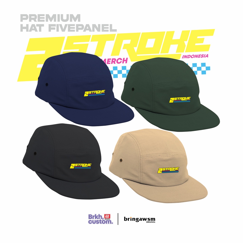 TOPI 2STROKE FIVEPANEL TOPI 2 TAK ENGINE TOPI DISTRO PREMIUM BRKHCUSTOM