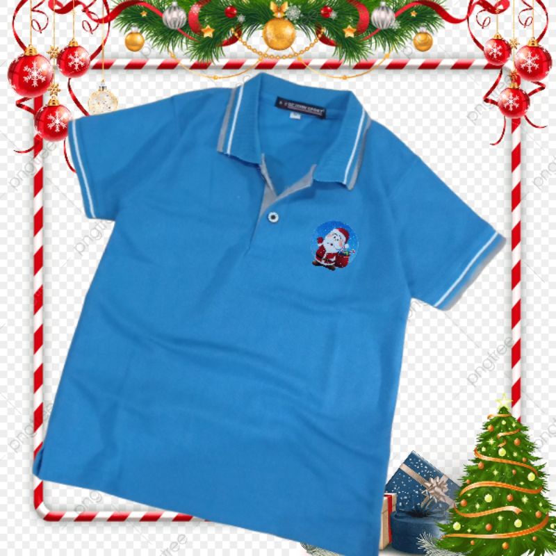 POLO SHIRT KIDS MERRY CHRISTMAS / KAOS KERAH NATAL ANAK-ANAK USIA 3-11 TAHUN / KAOS SEKOLAH MINGGU ANAK / KAOS WANGKY ANAK / KAOS SERAGAM ANAK-ANAK / KAOS LAKOS ANAK / KAOS ANAK UNISEX / KAOS KERAH ANAK TERMURAH / KAOS ANAK BISA COD / KAOS KERAH ANAK ADEM