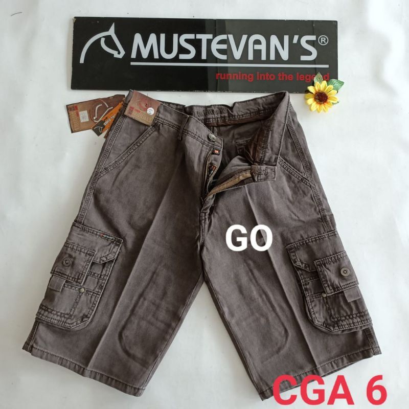 (Ready banyak)  Celana pendek cargo mustevans