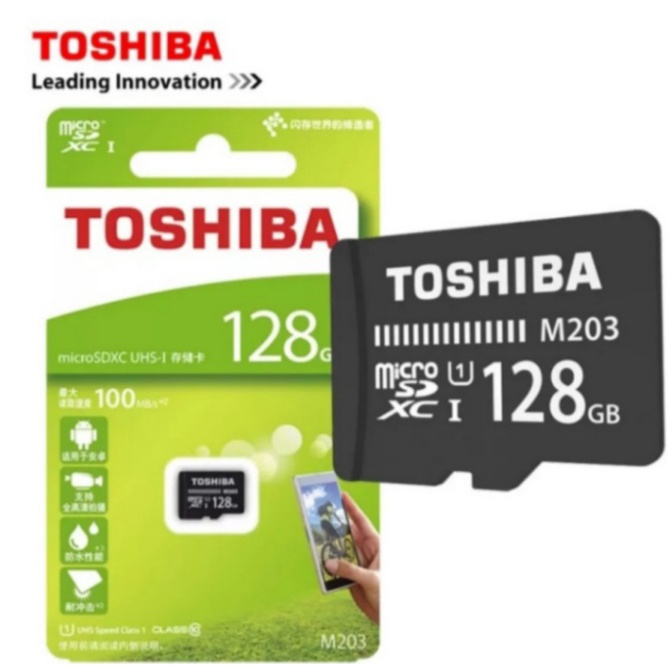Memory Card MMC Micro SD TOSHIBA 128GB 64GB 32GB 16GB 8GB Kartu Memori Memory Card HP