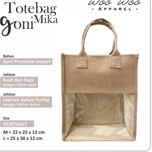 

Totebag Goni Mika Portrait - 25 x 30 x 12 cm