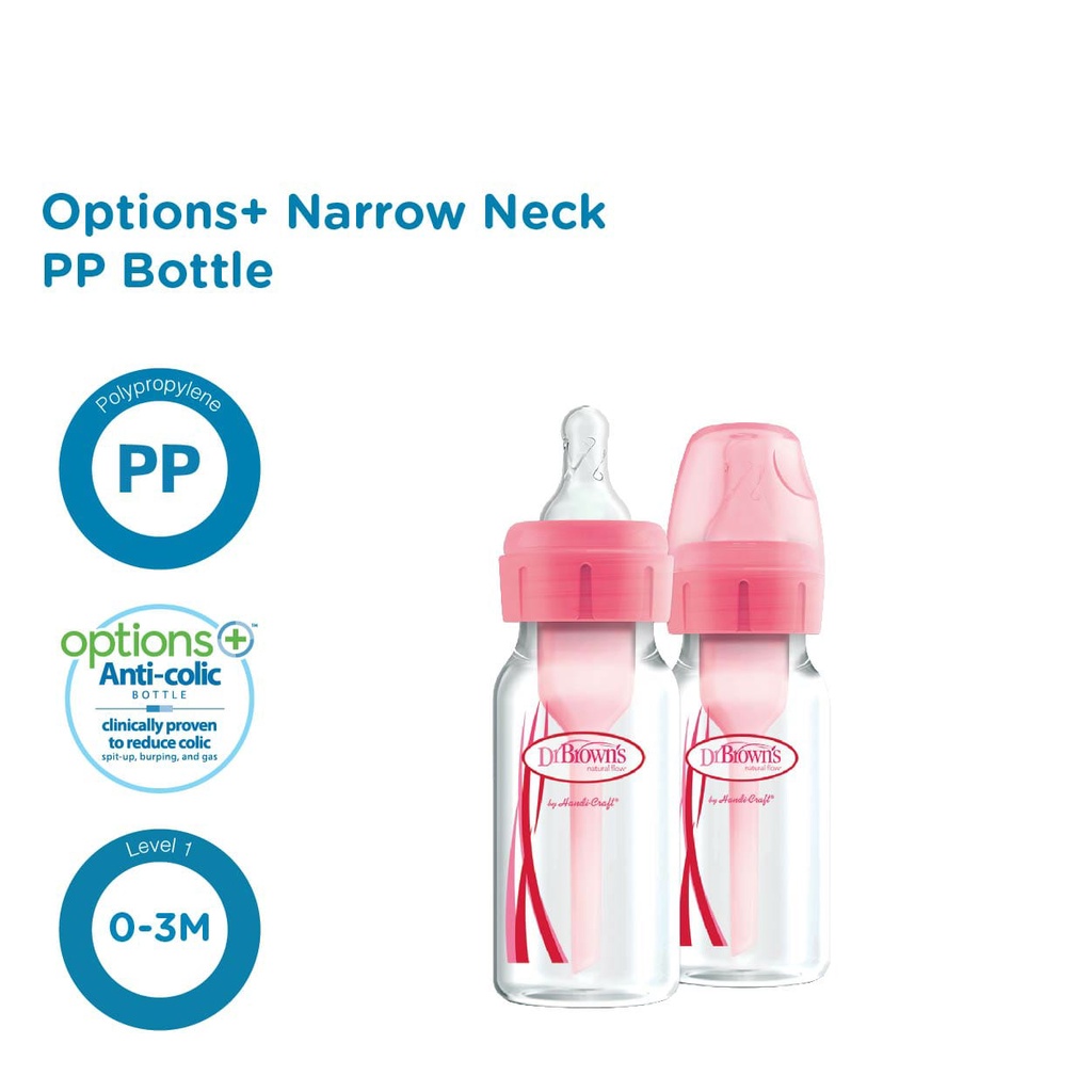DR BROWNS Botol Options Plus Color 120ml isi 2 option Dr Brown dr brown’s