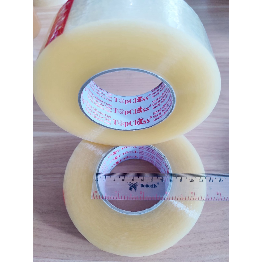 

HenJO Lakban Bening Coklat 300 Meter FULL x 45 mm PROMO Lakban Jumbo 2 Inch