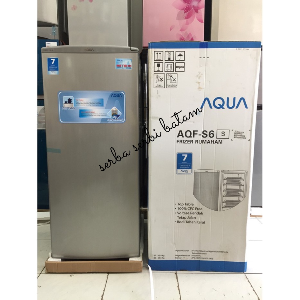 Freezer 6 Rak Sanyo Aqua AQF S6 BATAM