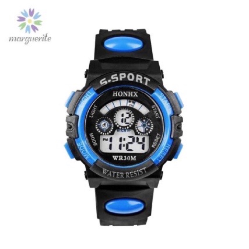 COD jam tangan RUBBER S-Sport Digital fashion LED IMPORT