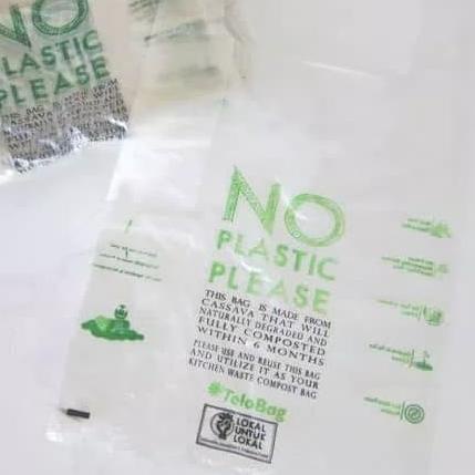 

plastik ramah lingkungan / telobag compostable plast uk 28