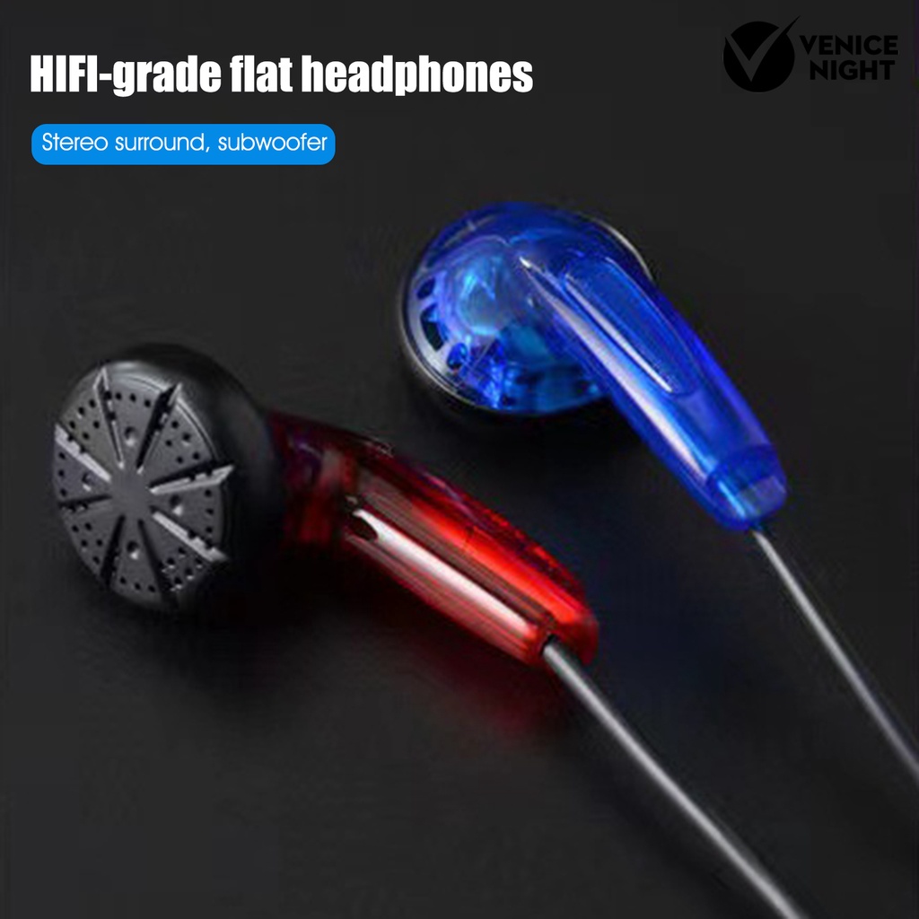 (VNEP) (Berkabel) Earphone High Fidelity Surround Sound Effect Universal 3.5mm Mage Bass Sports Gaming Earbud untuk Panggilan