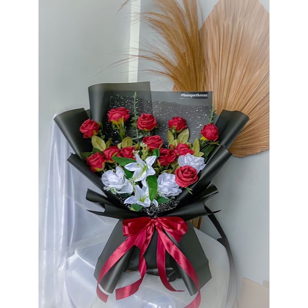 

bouquet bunga artficial medium