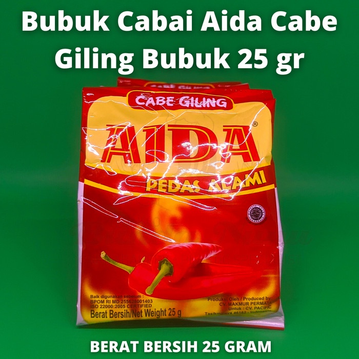 

Bubuk Cabai Aida Cabe Giling Bubuk 25 gram