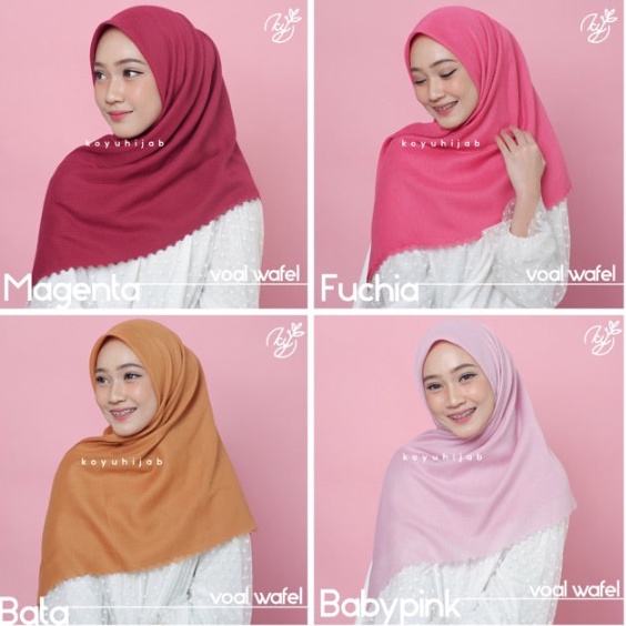 Koyu Hijab Voal Wafle (120X120)