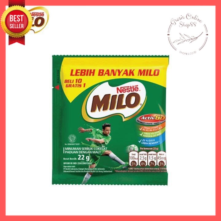 G0S -F415- Susu Coklat Milo Active-Go 22gr / Susu Bubuk SACHET