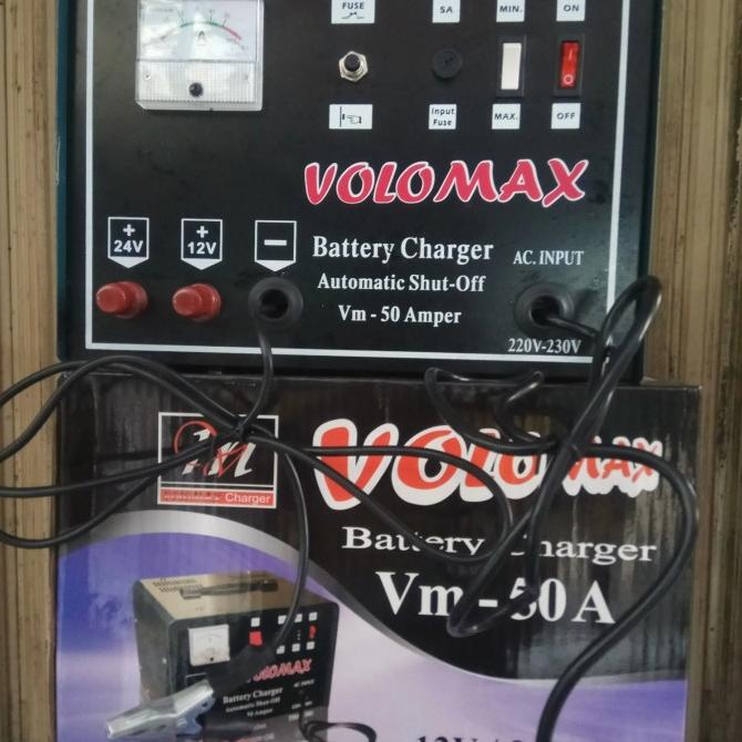 charger accu/aki 20ah-400ah volomax 50A(12v/24v) VM50