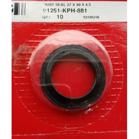 Dust Seal 27 X 40 X 4.5 (Seal Nap Gear Belakang) – 91251KPH881