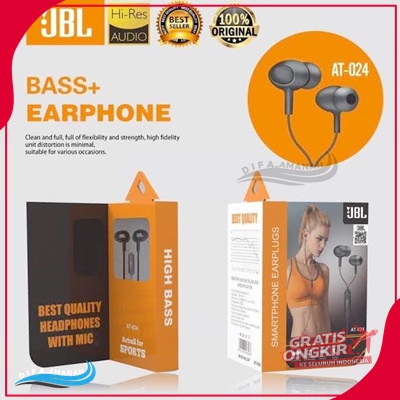 HEADSET JBL AT-024 SUPER BASS JBL HANDSFREE