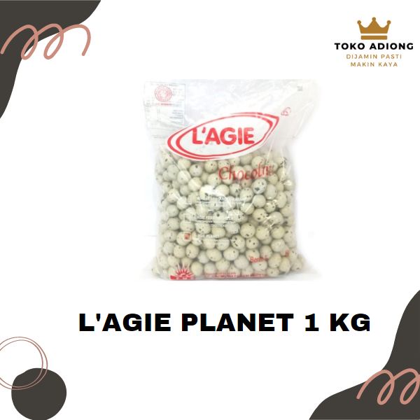 

L'AGIE PLANET 1KG - BISCUIT COKLAT WARNA WARNI