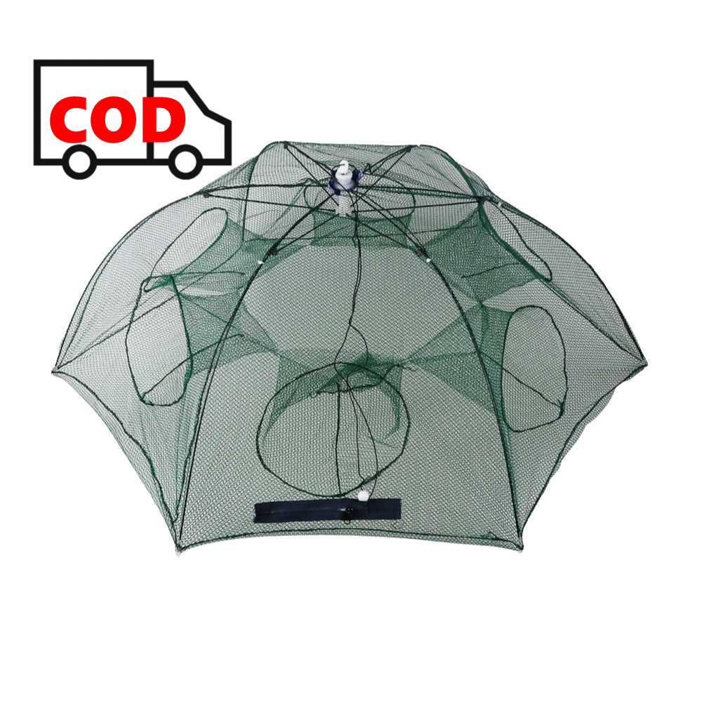 Bubu Payung Jaring Perangkap Jebakan Ikan Udang Jala 6 Lubang