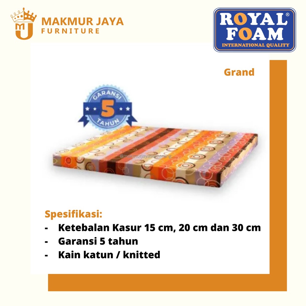 Kasur Busa Royal Foam Grand