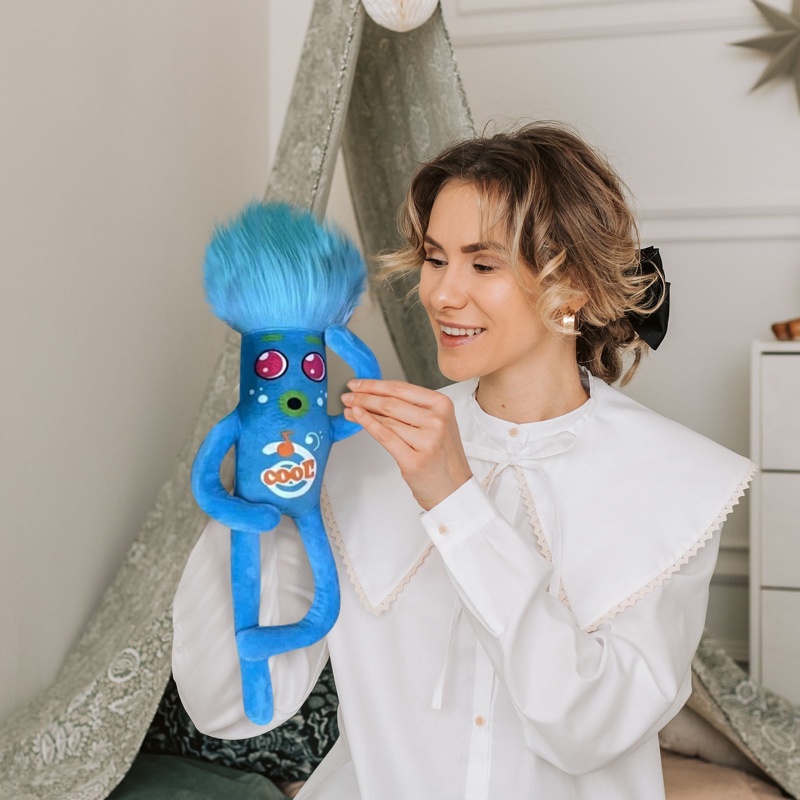 Tiktok Nobody Sosis Bahan Plush Lembut Untuk Hadiah Natal Anak