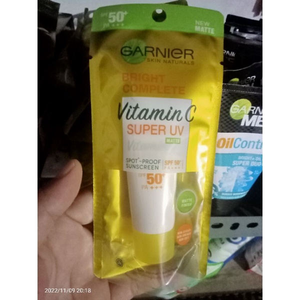 sunscreen garnier