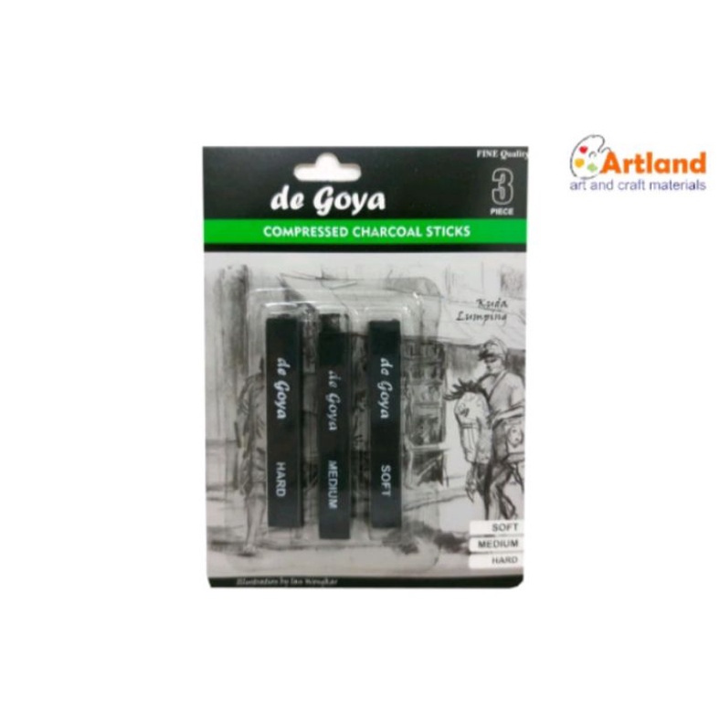 

De goya 3 compressed charcoal