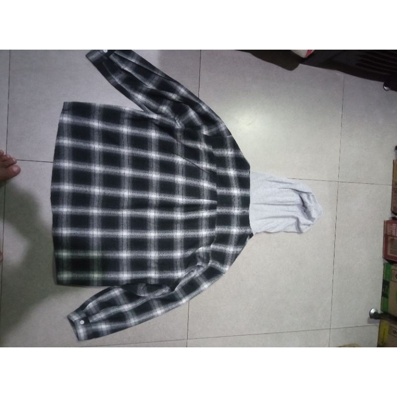 flannel hoodie veterano