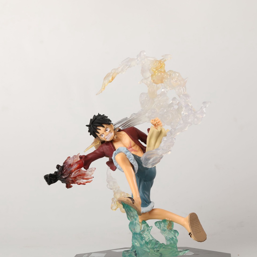 Mainan Action Figure Model Anime One Piece Monkey D Luffy Roronoa Ace Bahan Pvc Untuk Koleksi