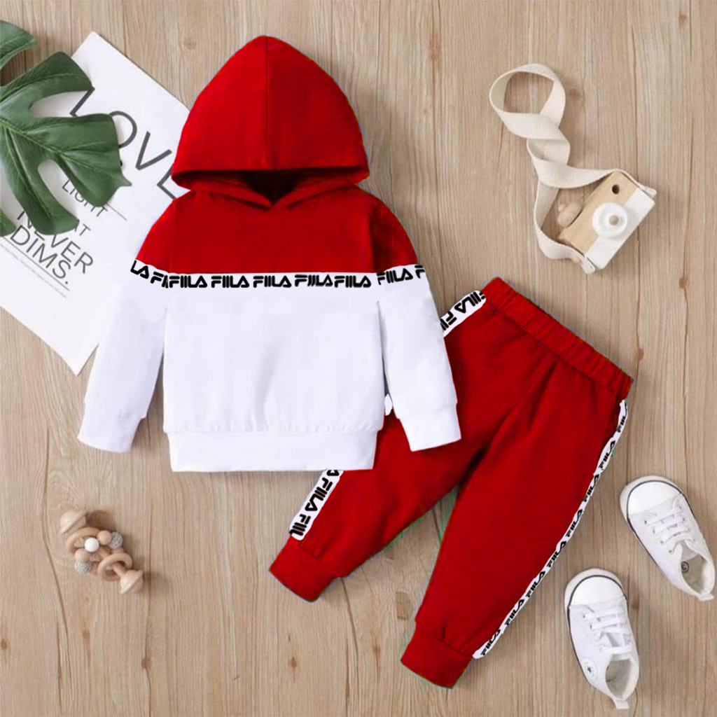 Setelan HOODIE Anak One Set Anak Kids 1 - 8 Tahun Terlaris