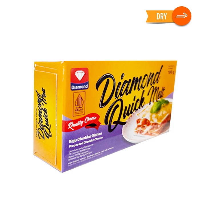 CHEESE CHEDDAR QUICK MELT 180 GR