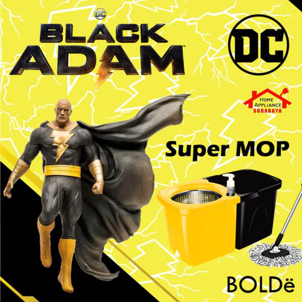 BOLDe Super Mop Alat Pel Pembersih Lantai Double Side BLACK ADAM Edition