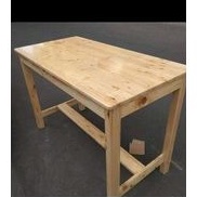 meja kayu jati Belanda 100x60x75 vernish custom