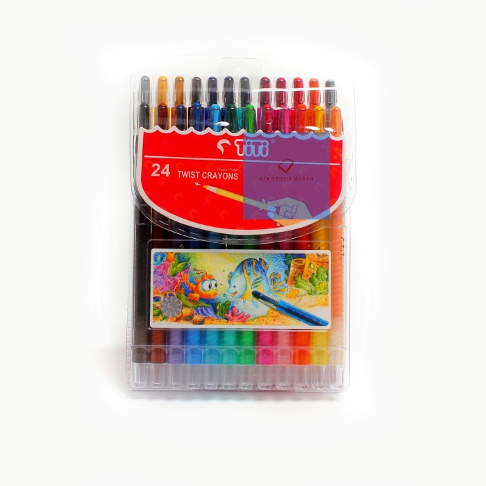 

[COD] Twist Crayon Titi/Crayon Titi Puter/Krayon Titi Puter isi 24
