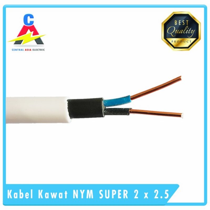 Kabel Listrik Kawat NYM Super 2 x 2.5 (300 Meter)