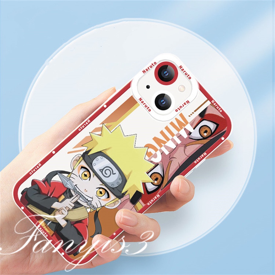 Redmi 10C 10A 10 9 9A 9C 9T Note 11 Pro+ 11s 11 10s 10 9s 9 8 Pro Xiaomi Poco X4Pro X3 Pro X3NFC M3 M4 F3 Mi 11 Lite 10T Pro Naruto Sasuke Color Lens Phone Case Clear Soft Cover