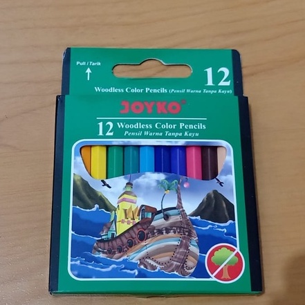 

Color Pencil Pensil Warna Joyko CP-107 12 Warna