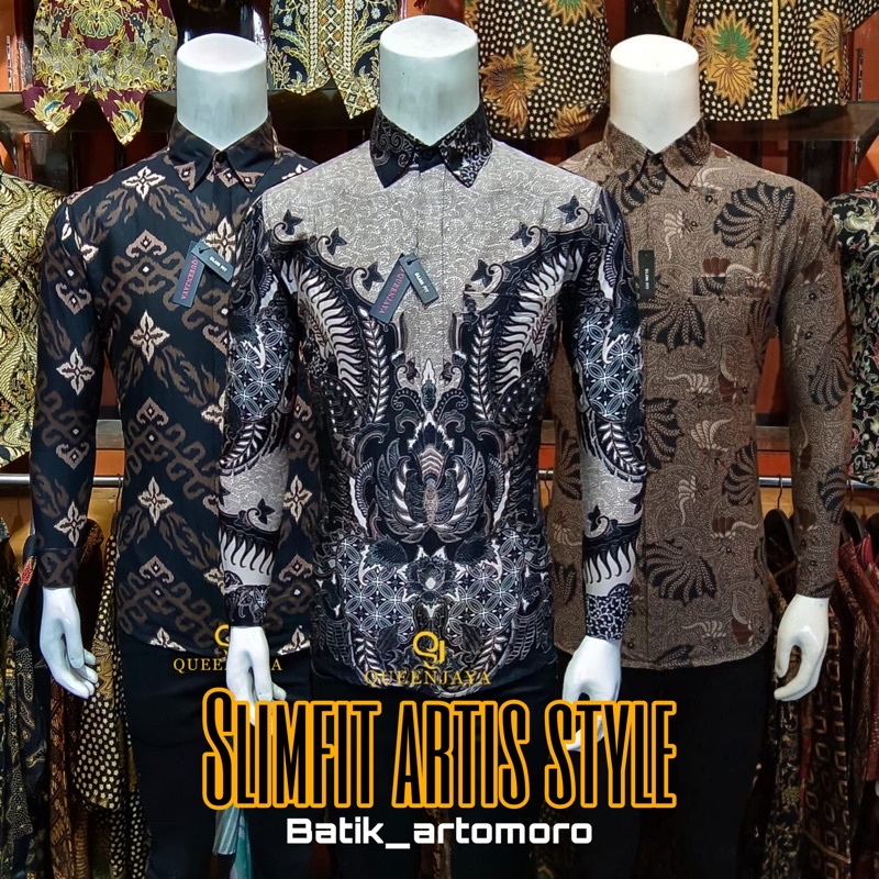Kemeja Pria Batik Slimfit Premium Baju Batik Lengan Panjang Slimfit Kemeja Batik Slimfit Terbaru